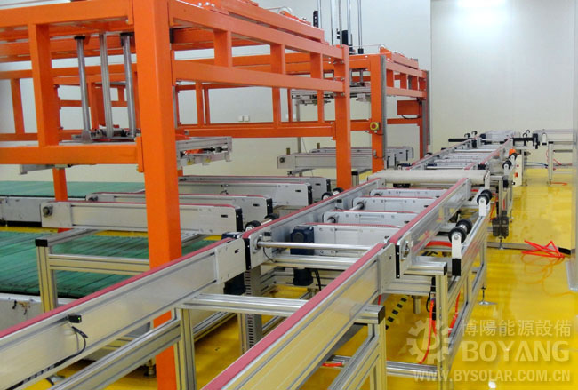 太陽能生產線-自動下料移栽機
