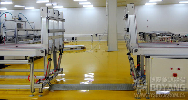 太陽能生產線-橫向過渡折疊通道