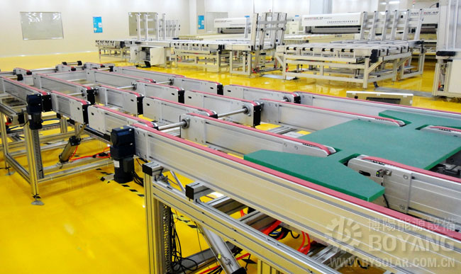 太陽能生產線-人工修邊生產線