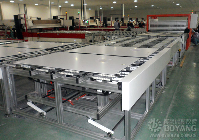 光伏組件生產線-混進定位流水線