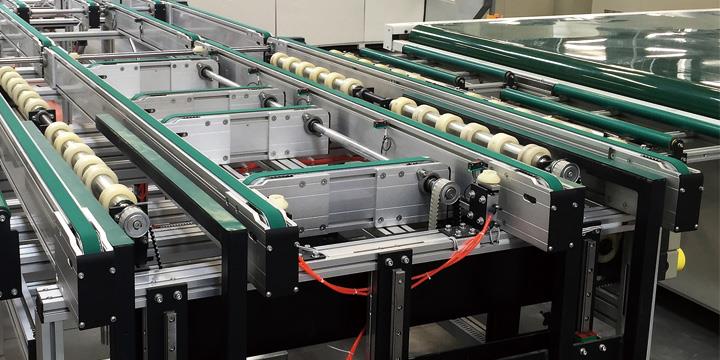 光伏組件制造設備-混進/ 混出定位單元